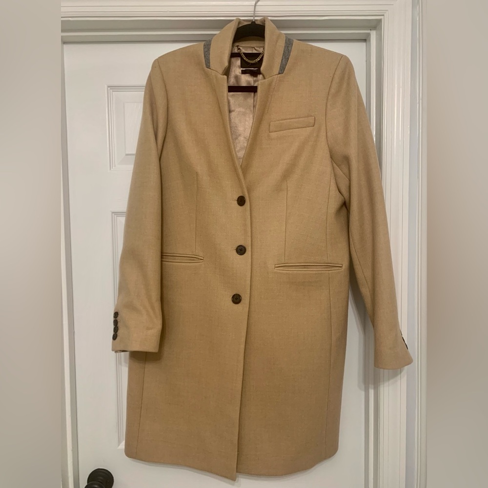 J. Crew Regeant Wool Coat, Camel
